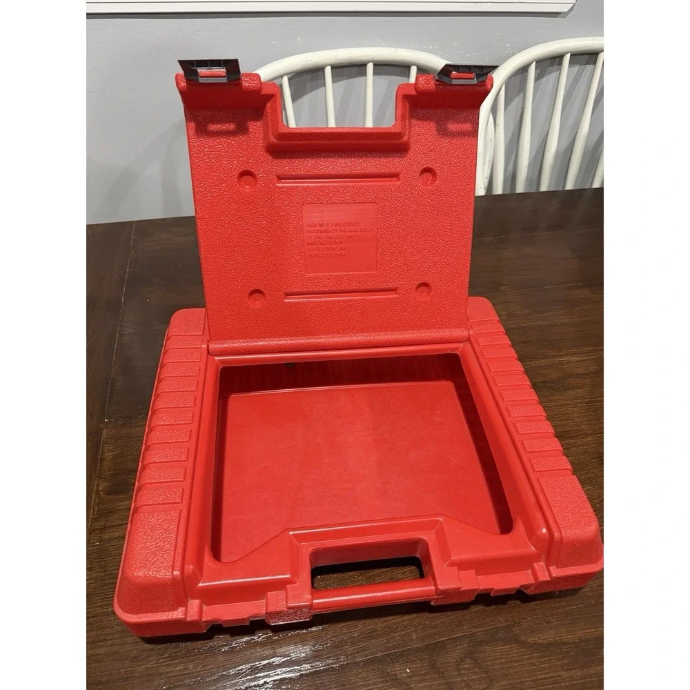 Vintage LEGO 1985 Red Plastic Storage Carrying Case Box Bin 15